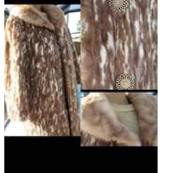 GLAMOUR ~VINTAGE HAZEL EMBA MINK FUR FULL LENGTH COAT~MINK COLLAR SIZE:LG-XLARGE - Picture 13 of 16